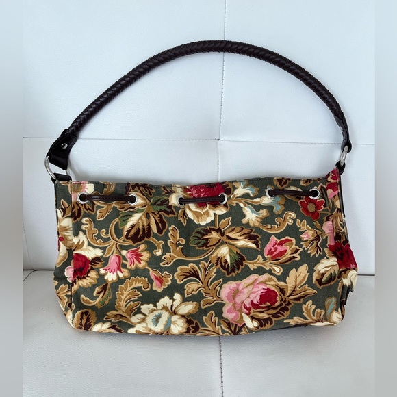 Longaberger shoulder bag bucket drawstring bag - Picture 2 of 12